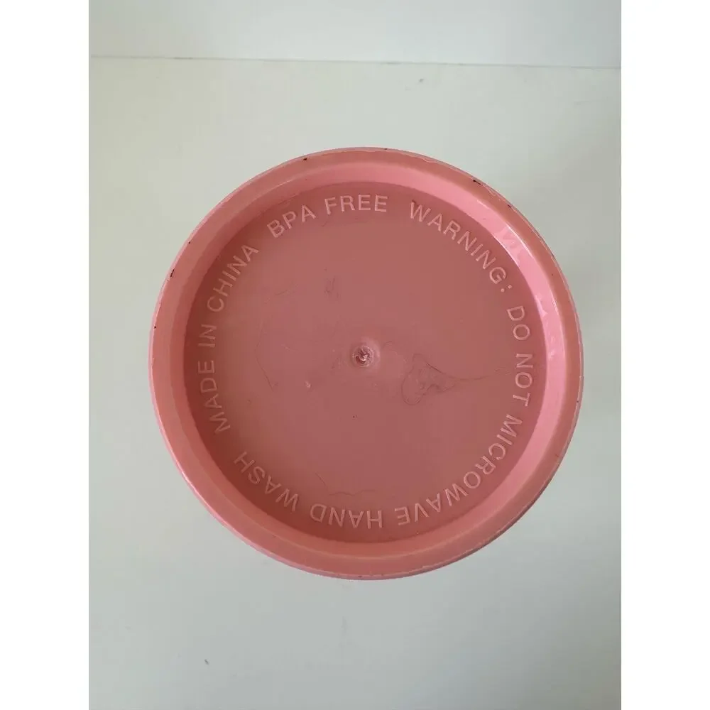 Pink Disneyland Travel Cup, Gridded Texture, XL